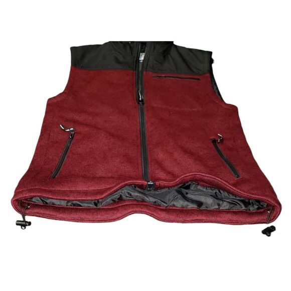 Flag & Anthem Hooded Zippered Vest, EUC - Picture 2 of 7